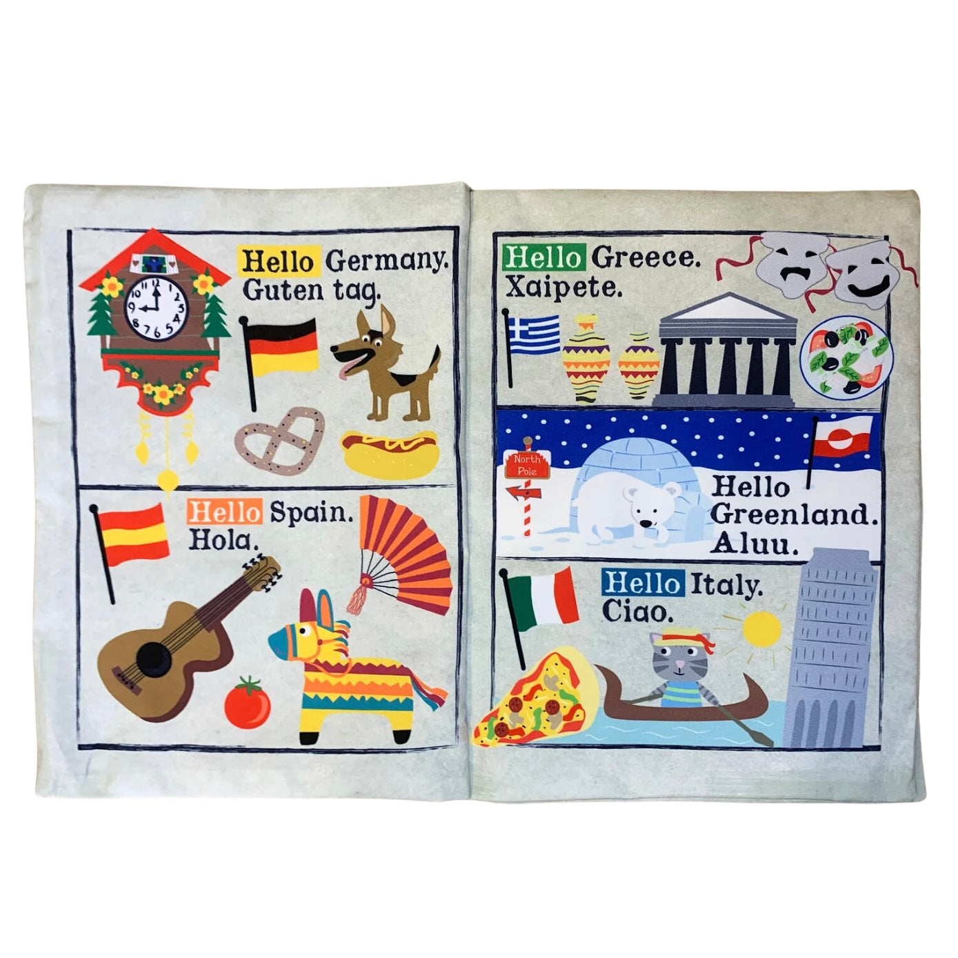Nursery Times Crinkly Newspaper - Hello Friends