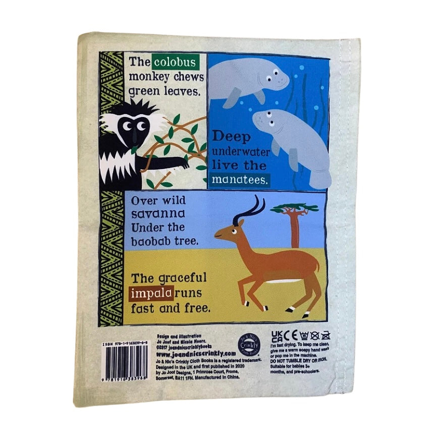 Nursery Times Crinkly Newspaper - African Animals