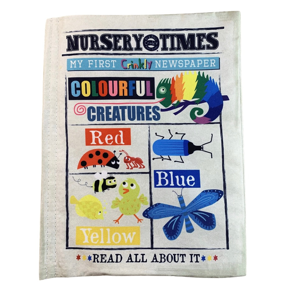 Nursery Times Crinkly Newspaper - Colourful Creatures