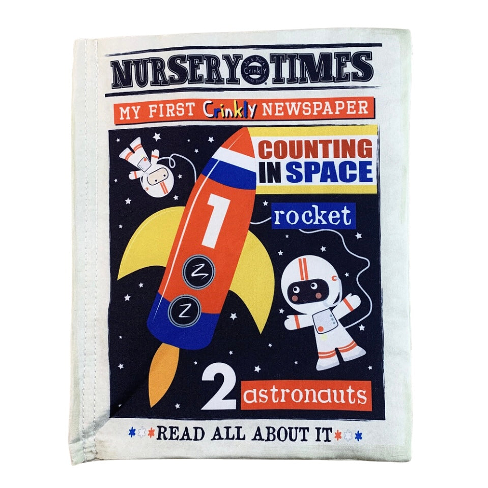 Nursery Times Crinkly Newspaper - Counting in Space