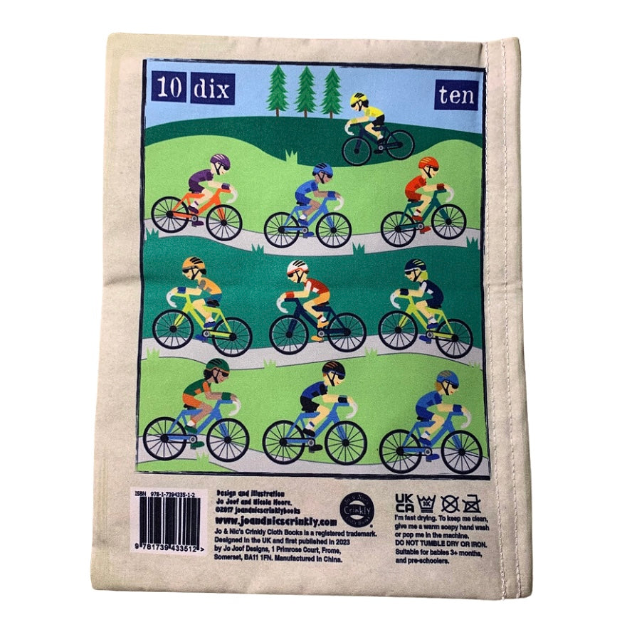 Nursery Times Crinkly Newspaper - Count to 10 in French