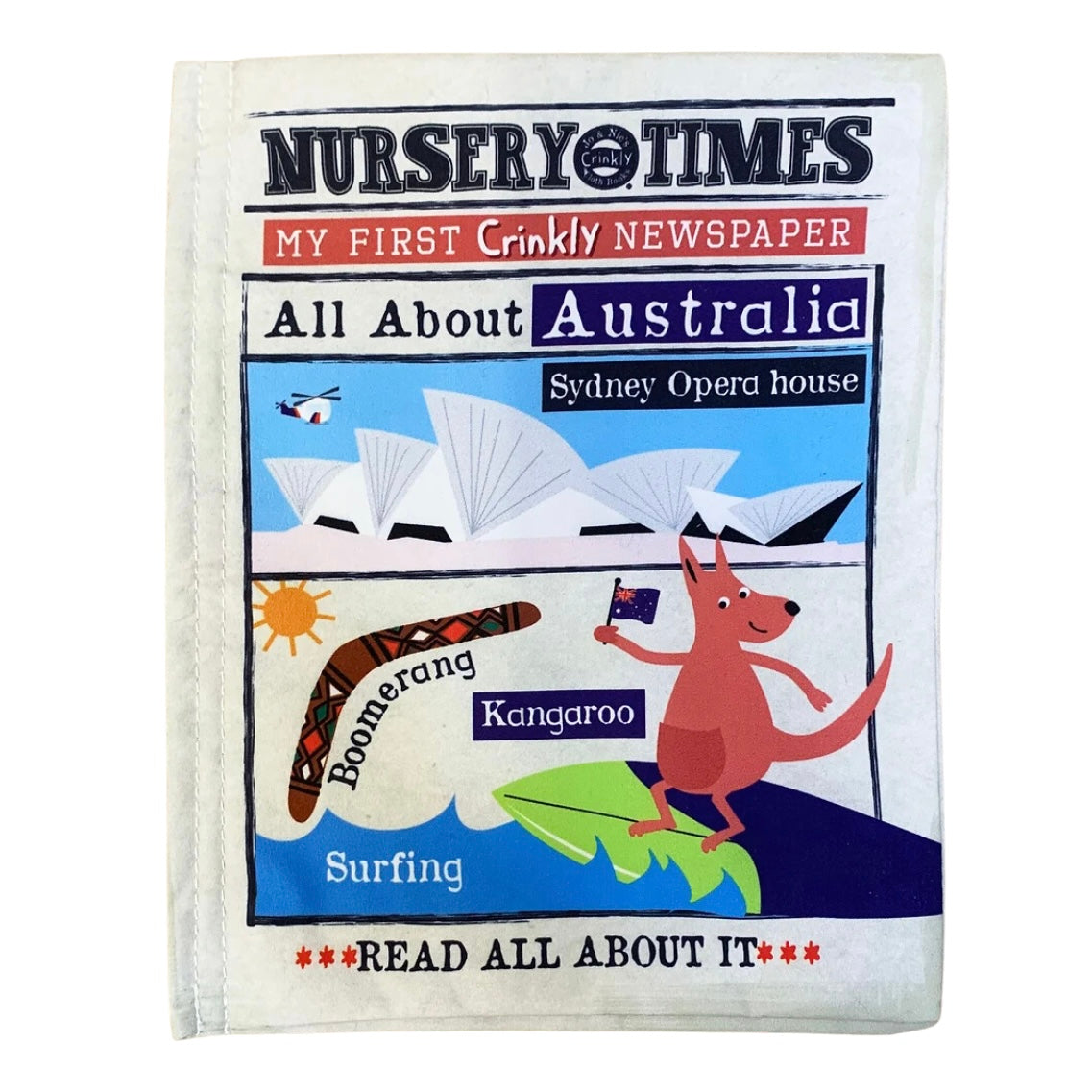 Nursery Times Crinkly Newspaper - Australia