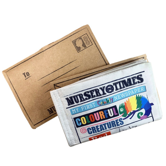 Nursery Times Crinkly Newspaper - Colourful Creatures