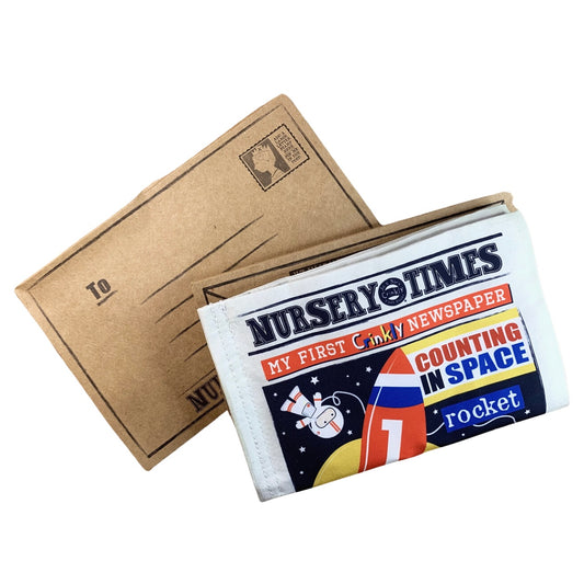 Nursery Times Crinkly Newspaper - Counting in Space