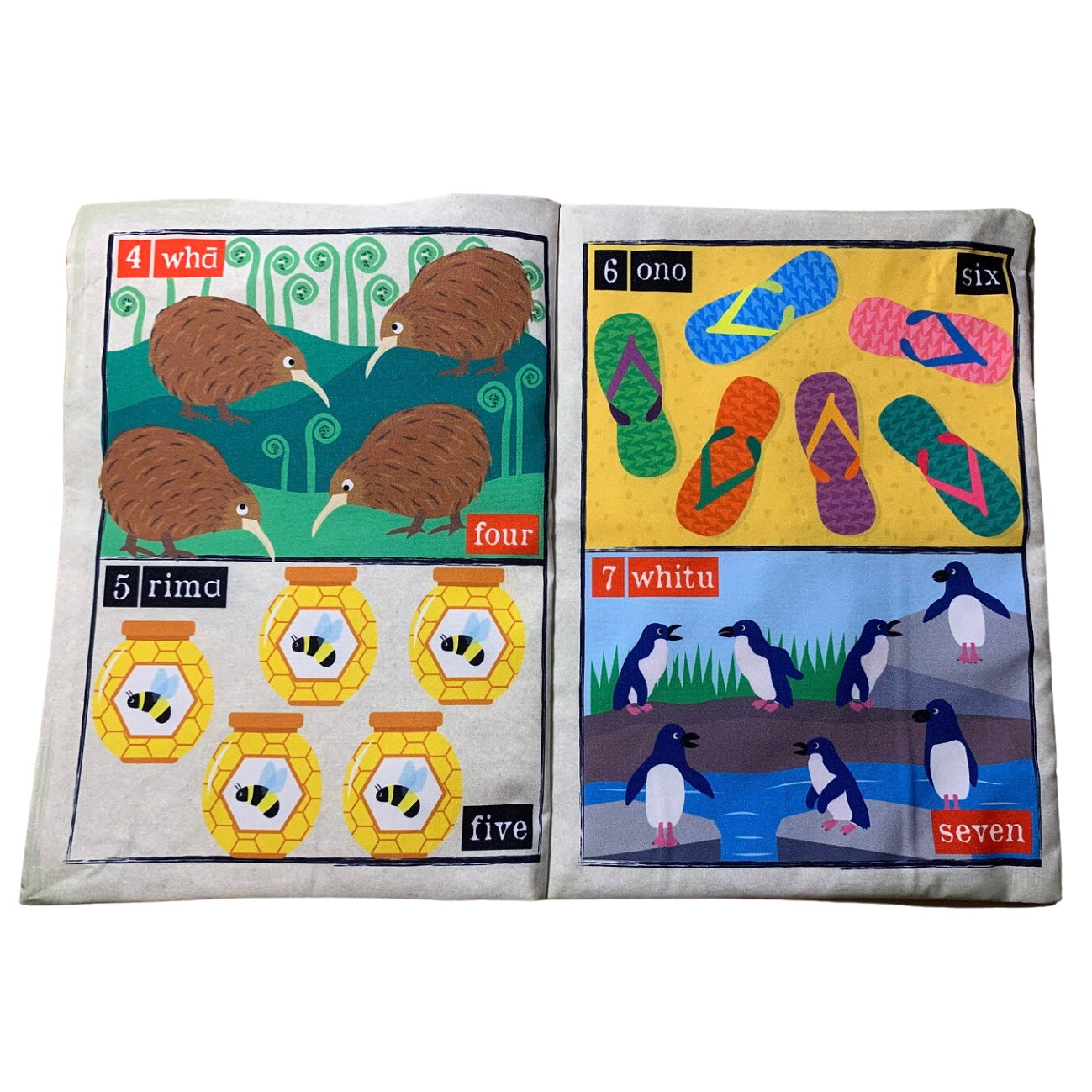 Nursery Times Crinkly Newspaper - Count to 10 in Māori