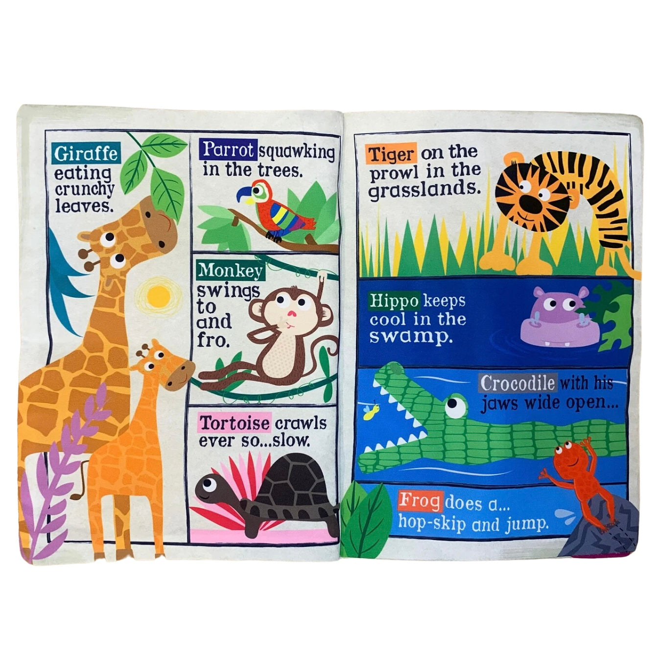 Nursery Times Crinkly Newspaper - Safari Animals