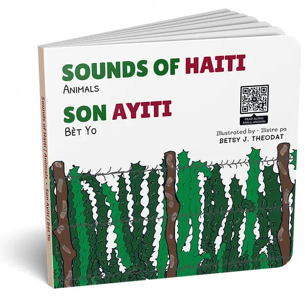 Sounds of Haiti - Animals - Bilingual Board Book (Haitian Creole)