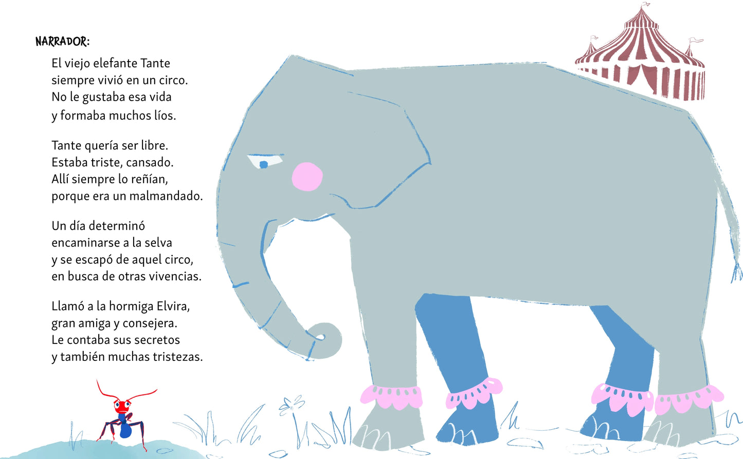 El elefante Tante / The Tante Elephant (Español/Spanish)